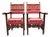 Antique Italian Chairs in Walnut, 1600s, Set of 2 For Sale