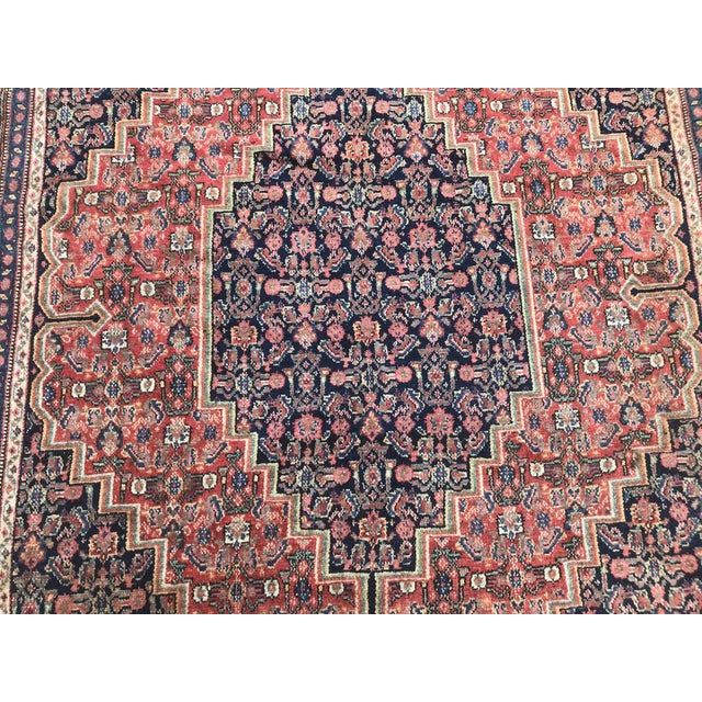 Antique Senneh Rug, 1890s For Sale - Image 5 of 18