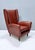 Gio Ponti Mod. 512 Skai Wingback Chair attributed to Gio Ponti for Isa Bergamo, 1950s For Sale - Image 4 of 13