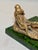Metal Mid-Century James Mont Style Bespoke Hand Gilt & Faux Malachite "Monkey Business" Art Sculpture / Business Card Holder - Newly Painted For Sale - Image 7 of 12