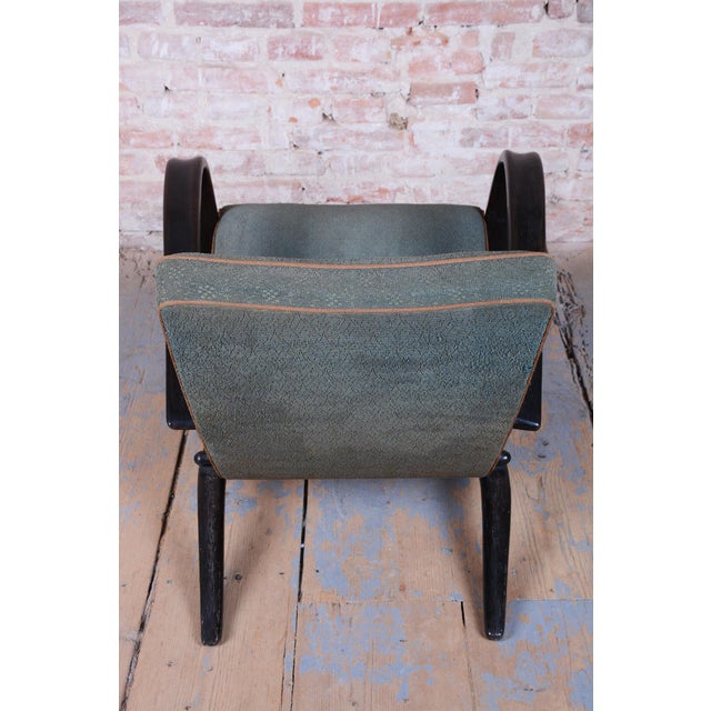 Czech Art Deco H-269 Lounge Chair attributed to J. Halabala for Up Závody, 1930s For Sale - Image 11 of 15