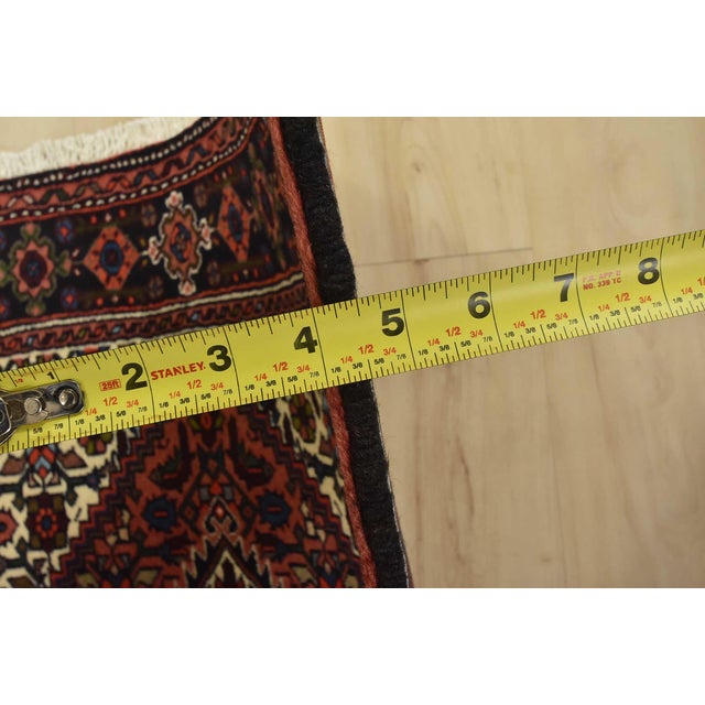 Red Goltogh Rug 2’6” X 4′ Red Wool Vintage Traditional Hand-Knotted Carpet For Sale - Image 8 of 10