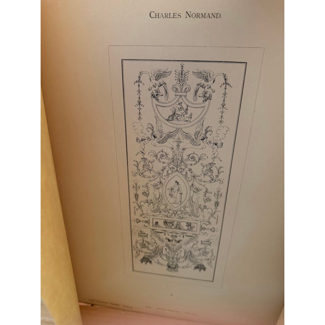 Paper Antique Napoleonic Era French Furniture and Interior Design Portfolio 1803 For Sale - Image 7 of 7