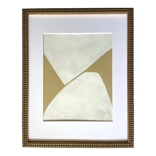 2026 "Calibrazione" Modern Minimalist Painting on Paper by Artist r.k. Red For Sale