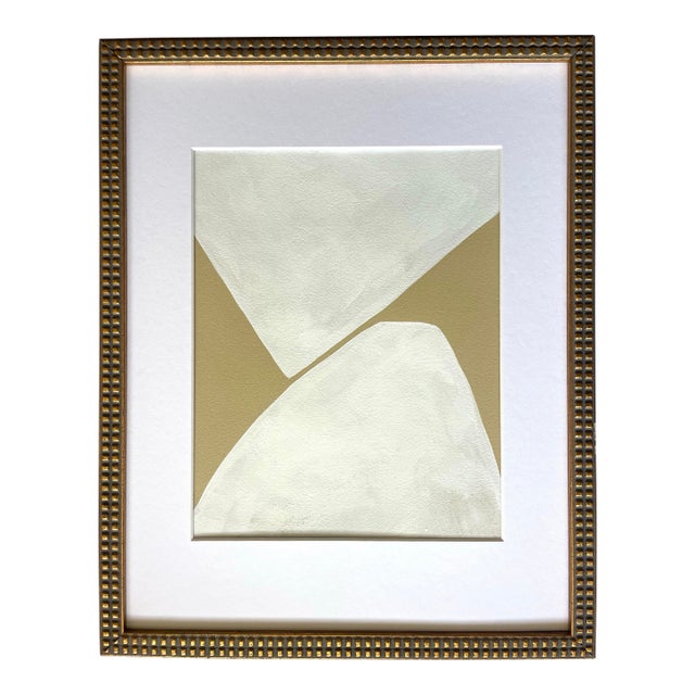 2026 "Calibrazione" Modern Minimalist Painting on Paper by Artist r.k. Red For Sale