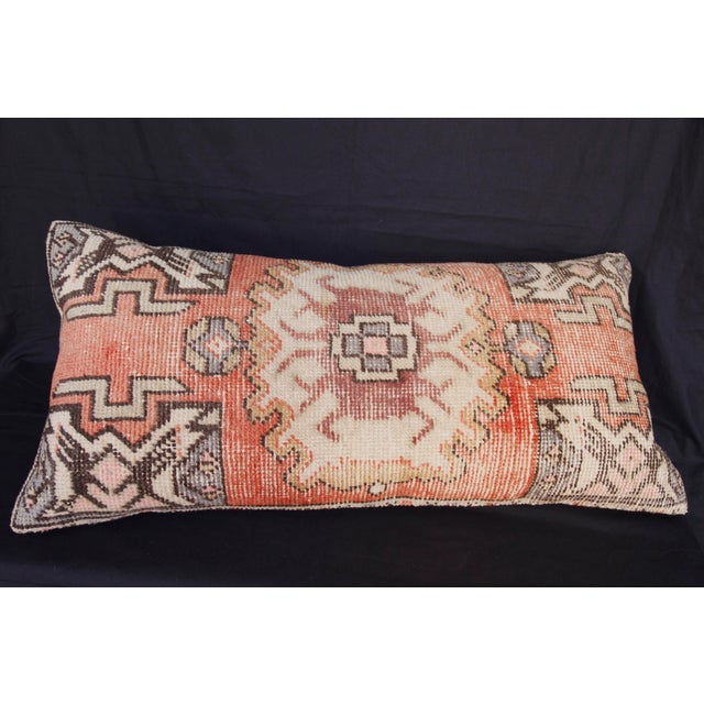 Over Size Decorative Handwoven Rug Pillow Cover -16'' X 32'' For Sale In Tampa - Image 6 of 8
