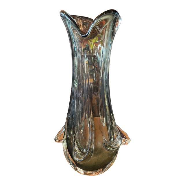 1960s Murano Style Mid-Century Modern Swung Vase For Sale