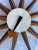 1950s 1950s Original Eames Era George Nelson Attributed Starburst Clock Wood Spokes For Sale - Image 5 of 7