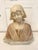 Stone Antique Victorian Alabaster Bust, 1860 For Sale - Image 7 of 14