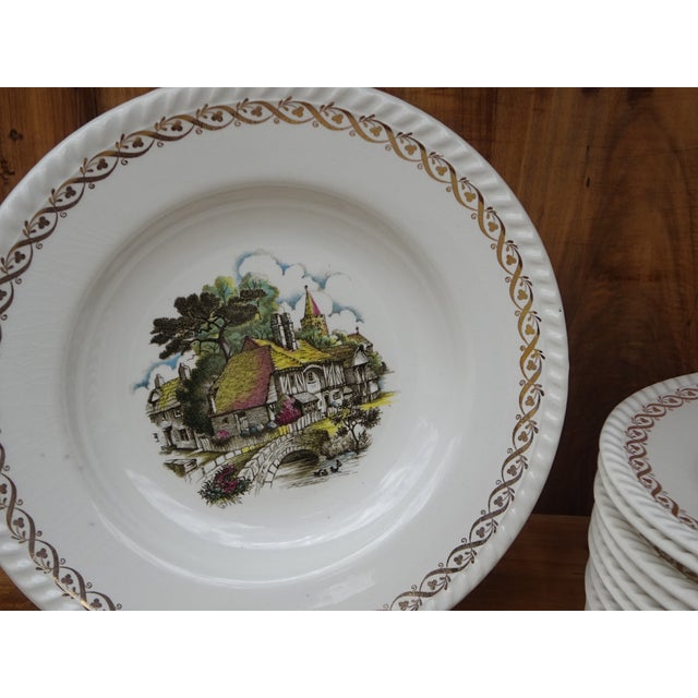 Soup Plates in Lunéville Earthenware from Keller & Guerin, 1890s, Set of 11 For Sale - Image 3 of 18