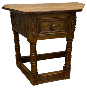 Gothic Style Oak Hall Table