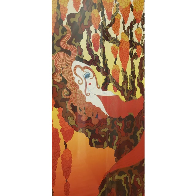 Erté Art Deco Serigraph Erté's "Heat" For Sale - Image 4 of 12