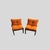 Wood Vintage Lounge Chairs by Carlo Santi, 1970s, Set of 2 For Sale - Image 7 of 7