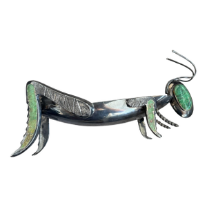 Los Castillo Grasshopper Copper Silver Plated Dish