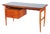 Mid-Century Czech Writing Desk in Mahogany Veneer, 1950s For Sale