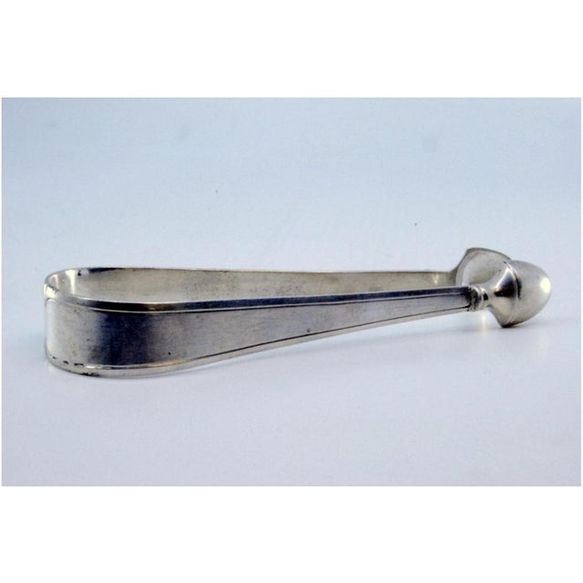 Silver Sugar Tongs in Silver For Sale - Image 8 of 9