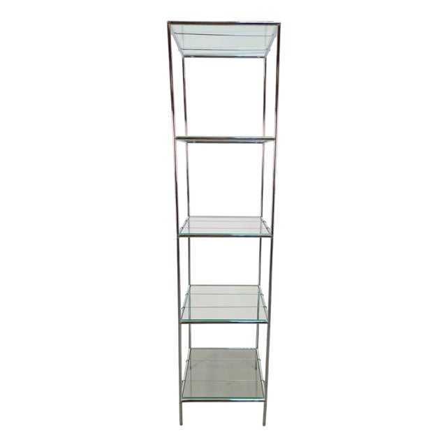 Vintage Abstracta Display Rack in Metal & Glass by Poul Cadovius, Denmark, 1960s For Sale