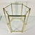 Hollywood Regency 1970s Vintage Boho Chic Coastal Hollywood Regency Faux Bamboo Metal Drinks Table. For Sale - Image 3 of 12