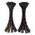 Vintage Faux Bamboo Bronze Metal Pillar Candleholders 12"h - A Pair For Sale