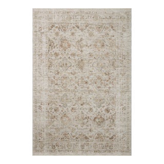 Amber Lewis x Loloi Honora Beige / Spice 7'-10" x 10' Area Rug For Sale