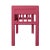 Contemporary Colony Desk, Hot Pink For Sale - Image 3 of 9