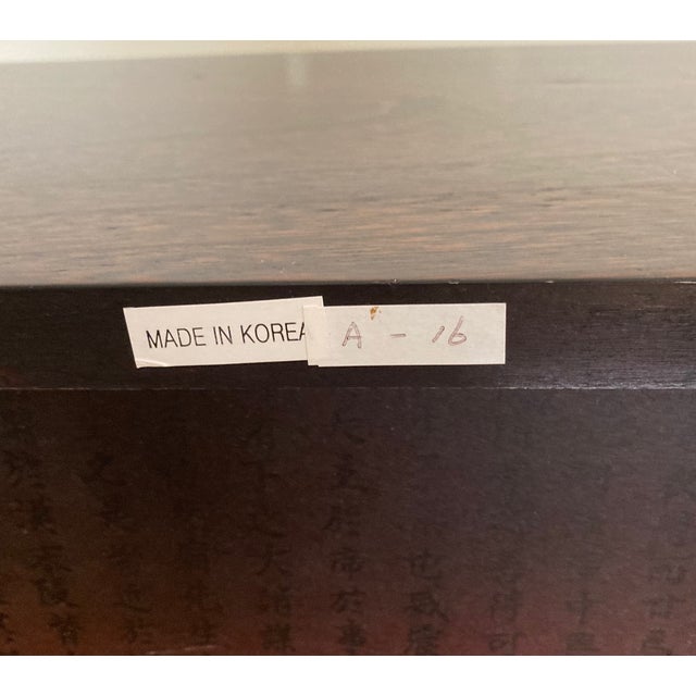 Late 20th Century Korean Solid Wood Engraved 69 Drawer Apothecary For Sale - Image 15 of 18