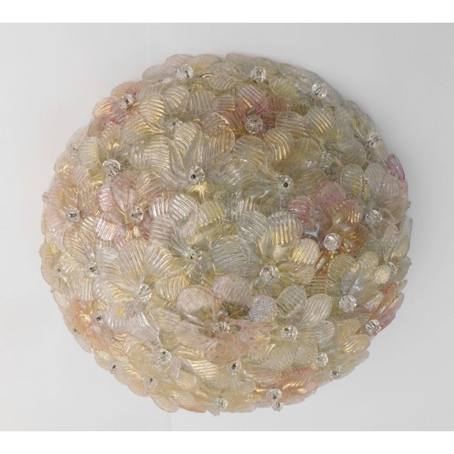 Barovier e Toso Millefiori Flush Mount by Barovier E Toso For Sale - Image 4 of 11