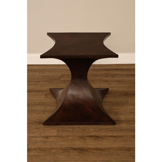 Sculptural Pair Of Coconut Shell Veneer Side Tables For Sale - Image 16 of 18