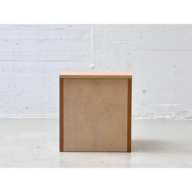Vintage Bedside Table in Light Wood For Sale - Image 12 of 16