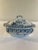 Late 1800s English Blue and White Rosaline Pattern Soup Tureen For Sale - Image 12 of 13