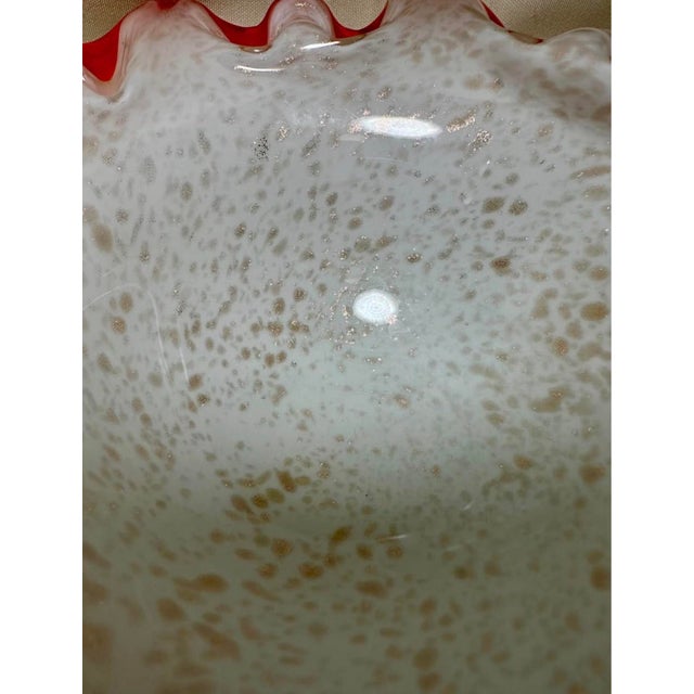 1950s Matched Pair: Vintage Fratelli Toso Murano Splash Bowls – Copper Aventurine – 9” For Sale - Image 5 of 9