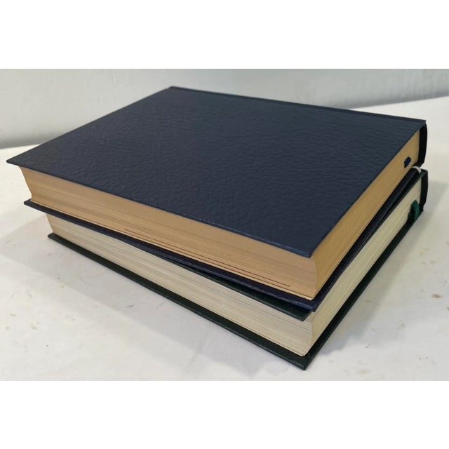 1990s Vintage Leather Bound Readers Digest Best Seller Books - Set of Two For Sale - Image 5 of 10