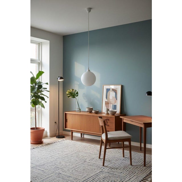 Metal Satellite Pendant Lamp in Opal Glass by Vilhelm Wohlert for Louis Poulsen, 1960s For Sale - Image 7 of 14