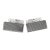 Asprey London 18k(750) Solid White Gold Classic Rectangular Crosshatch Cufflinks, A Pair For Sale