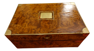 Marine Writing Desk in Magnifying Glass, 1800s