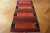 Indian Red, White, and Blue Mehrab Rug, 1970s For Sale - Image 16 of 16