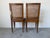 Antique Italian Louis XVI–Style Wood & Cane Accent Chairs – A Pair For Sale - Image 4 of 12