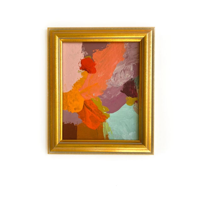 "Festive Layers" 2024 Framed Painting by Jessalin Beutler For Sale - Image 4 of 5