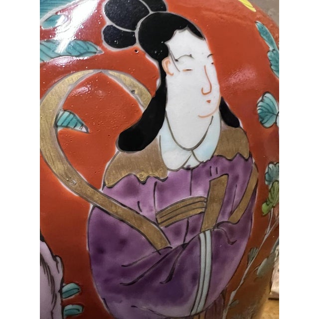 Japanese Kutani Porcelain Vases, 1890s, Set of 2 For Sale - Image 6 of 12