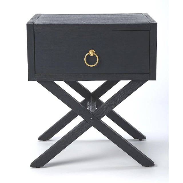 Lark End Table, Navy Blue For Sale In Chicago - Image 6 of 6