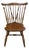 Vintage Ethan Allen Nutmeg Windsor Side Chair Solid Maple Early American For Sale