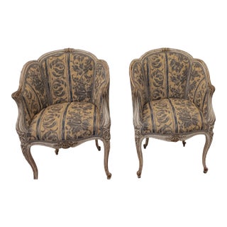 Mid 20th Century A Pair of French Louis XVI Chairs For Sale