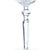 Transparent Gorham Rosewood Crystal Water Goblets, Set of Five, c.1999–2006 For Sale - Image 8 of 10