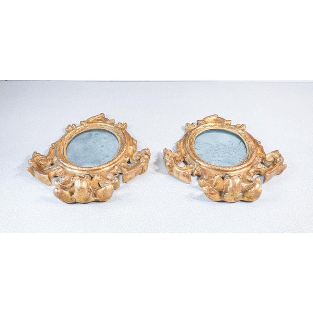 Louis XV Mirrors in Gilded Ceramic, Set of 2 For Sale - Image 16 of 18