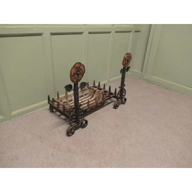 Andirons in Iron For Sale - Image 4 of 8