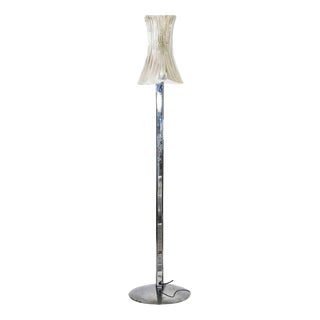Floor Lamp in Metal and Glass, Italy, 1970s For Sale