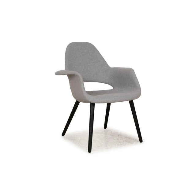Organic Chair Fabric Armchair with Grey & Frame from Vitra For Sale - Image 9 of 9