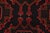 Textile Vintage Baloch Rug 3'1'' X 4'8'' Black Wool Tribal Hand-Knotted Oriental Carpet For Sale - Image 7 of 12