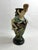 Beige Barbotine Vase with Female Figure from GL Lorraine For Sale - Image 8 of 11