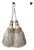 Oyster and White Key Tassel With Looped Ruche - A Pair For Sale